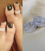 Silver toe-rings