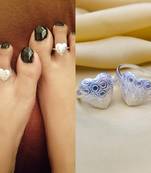 Silver toe-rings