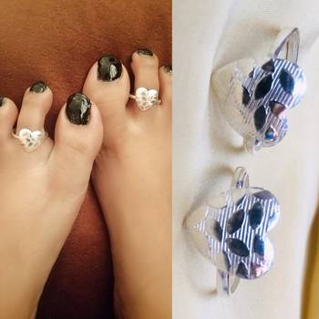 Silver toe-rings 1
