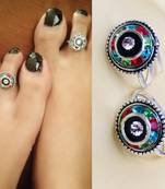 Silver toe-rings