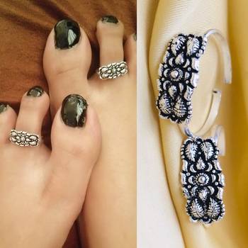 Silver toe-rings 1