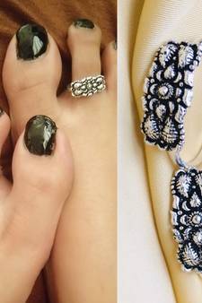 Silver toe-rings