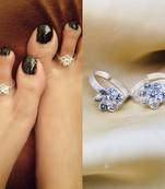 Silver toe-rings