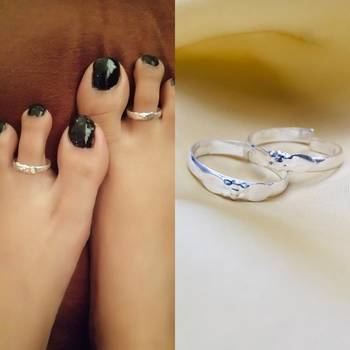 Silver toe-rings 1