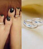 Silver toe-rings