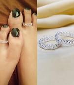 Silver toe-rings