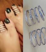 Silver toe-rings