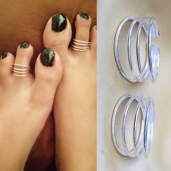 Silver toe-rings 1
