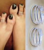 Silver toe-rings