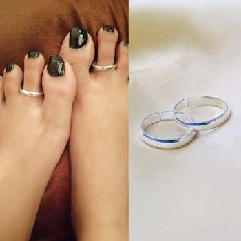 Silver toe-rings 1