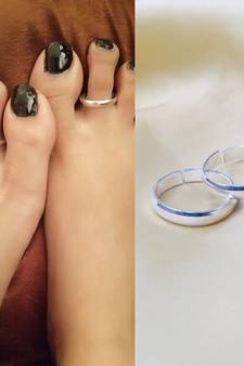 Silver toe-rings