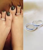 Silver toe-rings