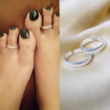 Silver toe-rings 1