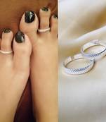 Silver toe-rings