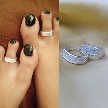 Silver toe-rings 1