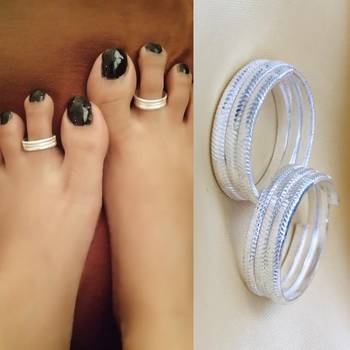 Silver toe-rings 1