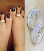 Silver toe-rings