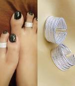 Silver toe-rings
