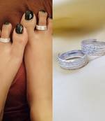 Silver toe-rings
