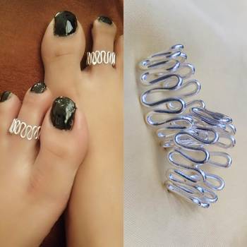 Silver toe-rings 1