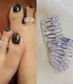 Silver toe-rings