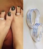 Silver toe-rings