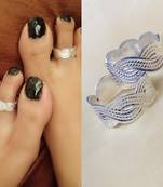 Silver toe-rings