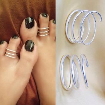 Silver toe-rings 1
