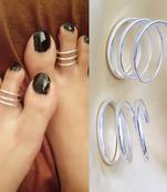 Silver toe-rings