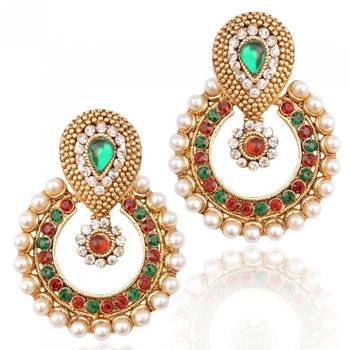 Multicolor chandbali 1