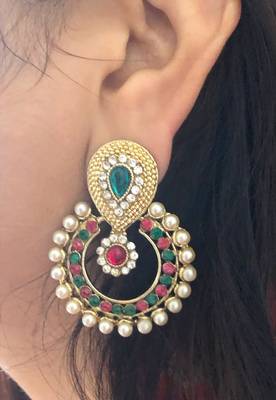 Multicolor chandbali 2
