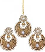 White maang teeka necklace-sets
