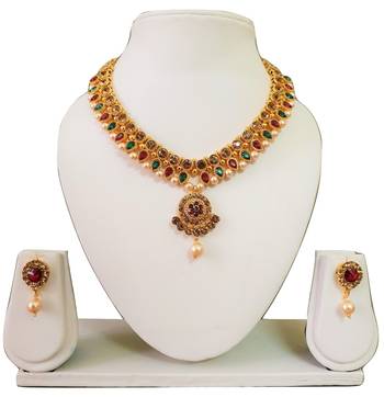 Maroon necklaces 1