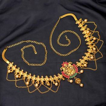 Maroon waist-belt 1