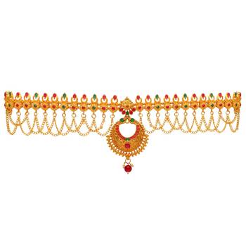 Maroon waist-belt 1
