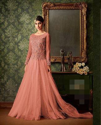 Pink embroidered santoon salwar 1