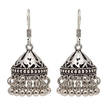 Silver jhumkas 1