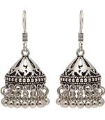 Silver jhumkas