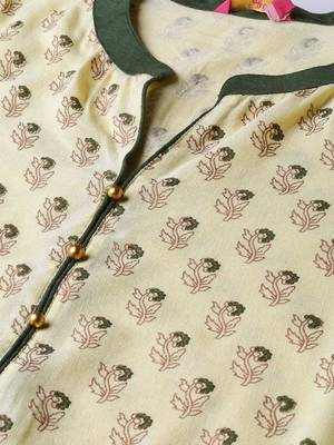 Cream printed rayon salwar 4