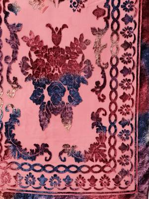 Beige printed dupion silk salwar 4