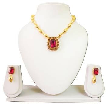 Maroon necklaces 1