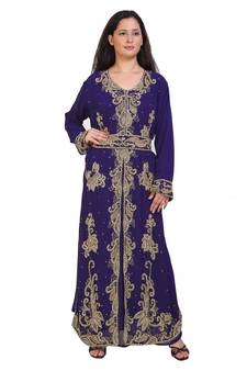 Modern Islamic Arabic Kaftan Dress For Weddin Gown Party Wear Dress