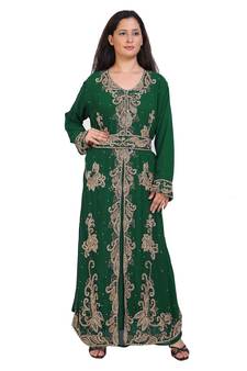 Modern Islamic Arabic Kaftan Dress For Weddin Gown Party Wear Dress