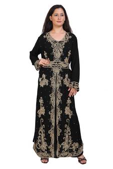 Modern Islamic Arabic Kaftan Dress For Weddin Gown Party Wear Dress