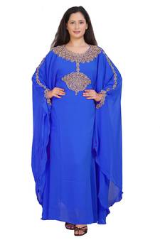Get This Modern Arabic Ethnic Wedding Gown Hand Zari Work Dress