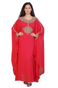 Get This Modern Arabic Ethnic Wedding Gown Hand Zari Work Dress