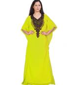  Bridal  Islamic Arabic Hand Zari Work Georgette Plus Size Abaya Dress