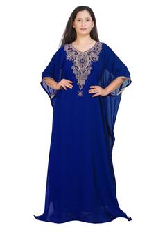Robe Modern Kaftan Farasha Jalabiya Hand Work Dress