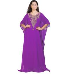 Robe Modern Kaftan Farasha Jalabiya Hand Work Dress