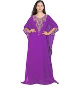 Robe Modern Kaftan Farasha Jalabiya Hand Work Dress